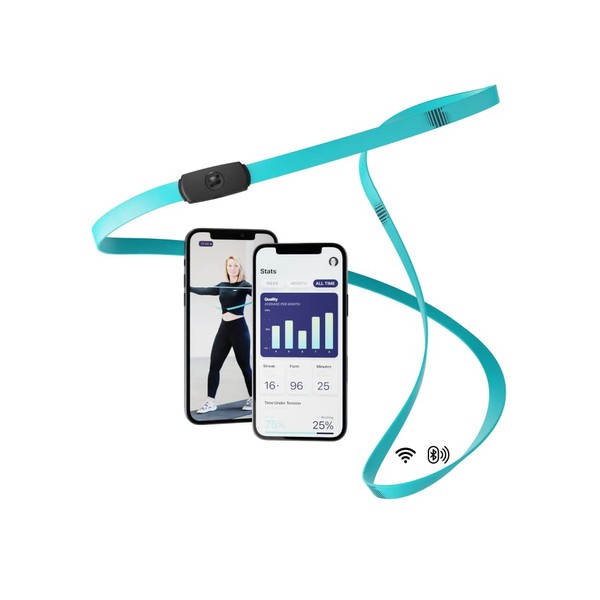 STRAFFR Smart Fitness Band with Live App Tracking, Resistance Band