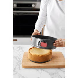 Lékué Runde Kuchenform, Metall, Antihaftbeschichtung, abnehmbar, 20 cm