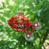 Window Hummingbird Feeder - Hand Blown Glass Mounted Hummingbird Feeder