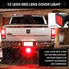 Cenipar Trailer Hitch Receiver Cover with 12 LEDs Red Brake
