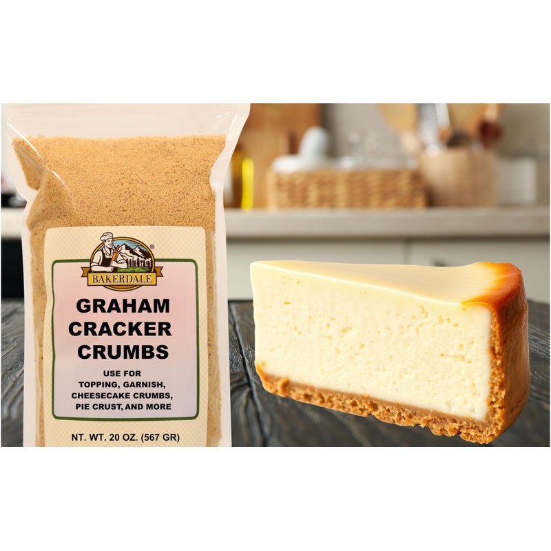 Bakerdale Graham Cracker Crumbs, 20 ounce resealable pouch