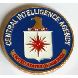 CIA CENTRAL INTELLIGENCE AGENCY CENTER OF INTELLIGENCE COLORIZED CHALLENGE COIN