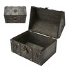Wooden Treasure Chest Boxes Hand Crafted Vintage Wooden Box with