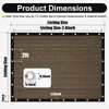 Artpuch 90% Sun Shade Cloth, 8 x 10 FT Pergola