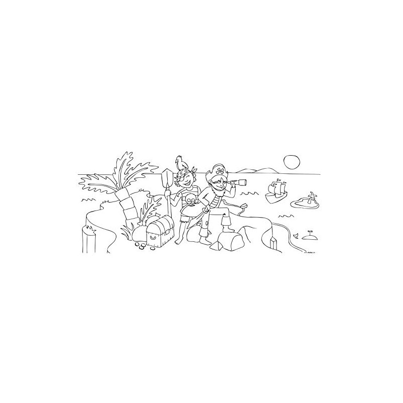 Folia 953 Colouring-In Lantern Pirates and Dragon