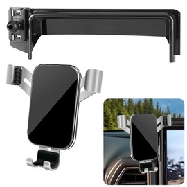 LUNQIN Car Phone Holder for Ford Bronco Sport 2021 2022 2023 2024 SUV Auto Interior Accessories Best Cell Phones Mount Cellphone Mobile Cradle Charging Navigation Bracket Screen Stand Accessory