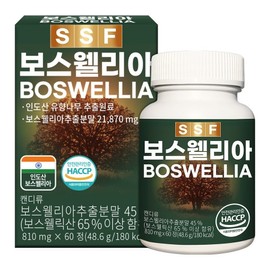 Pure Food Boswellia Boswellic Acid 65% 2-month supply (60 tablets), 60 tablets, 1 unit / 순수식품 보스웰리아 보스웰릭산65% 2개월분(60정), 60정, 1개