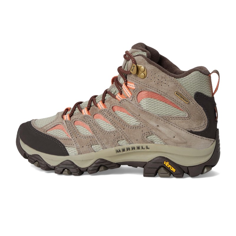 Merrell Women's Moab 3 Mid Wp Hiking Boot, Bungee Cord