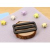 Shapenty Plastic Tri-glide Slides Button Fasteners Adjustable Webbing Triglides Slider