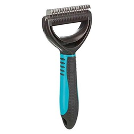 Trixie Universal Groomer for Large Dogs, 4-Pack - Dog Grooming, Detangling & Thinning Tool with Non-Slip Rubber Insert