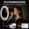 Ring Light with Stand & Phone Holder Kit - 19"