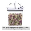FreshKeeper Cereal Containers Storage Set, Airtight Food Storage Container with