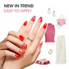 Gellen Juego de esmaltes de uñas rojos, esmaltes de uñas