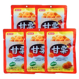 Delyco Chestnuts Whole Roasted Peeled Ready to Eat Snack Shelled Cooked Chestnuts for Snacking, Baking, Cooking 180g 5 Pack