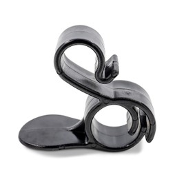 Camco RV Awning Valance Clips - Easily Hang Rope or Party Lights from Your RV's Awning Valance or Pop-Up Shelter - Includes a Pack of (10) Clips (42709)