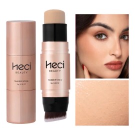 Base De Maquillaje En Barra Correctora Duradera Con Brocha
