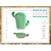 Ceramic Spoon Rest for Stove Top, Cactus Cute Spoon Rest