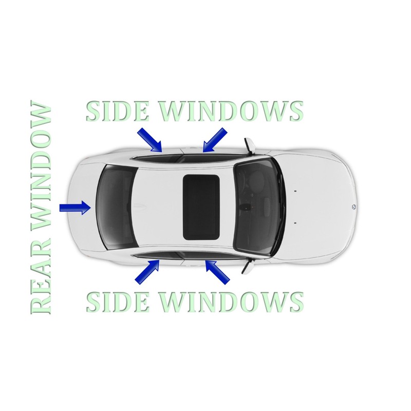 Window Tinting Kit (30% Shade Color) for 2012-2017 Toyota Prius-C