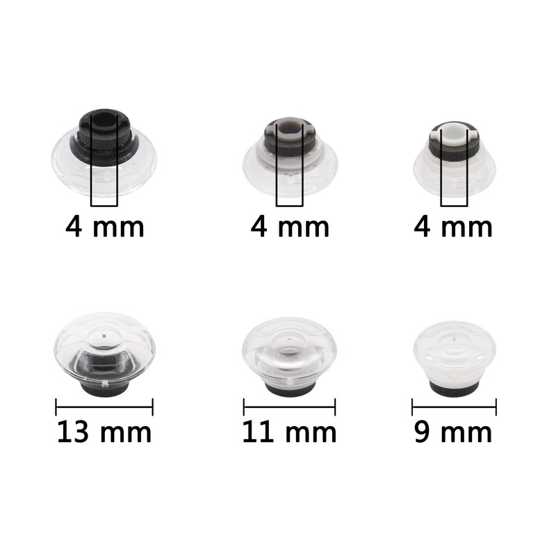 ALXCD Gel Eartips for Voyager Legend Headset, 3 Pcs Soft