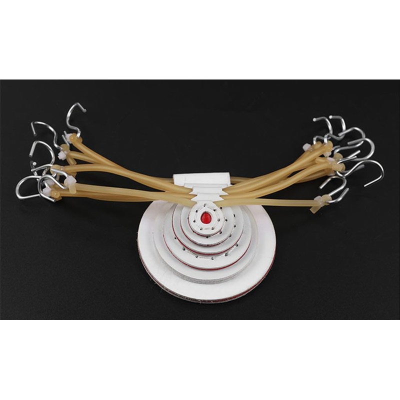 TOASIS Slingshot Practice Targets 12pcs Fabric Discs Target Assorted Sizes