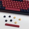 YMKPVR KBDiy Red Samurai Keycaps 60 Percent KOA Profile,Five Sides