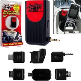 Jupiter Jack 2 Jupiter Jack Cell Phone Car Radio Hands Free Speakerphone Adapter Kit