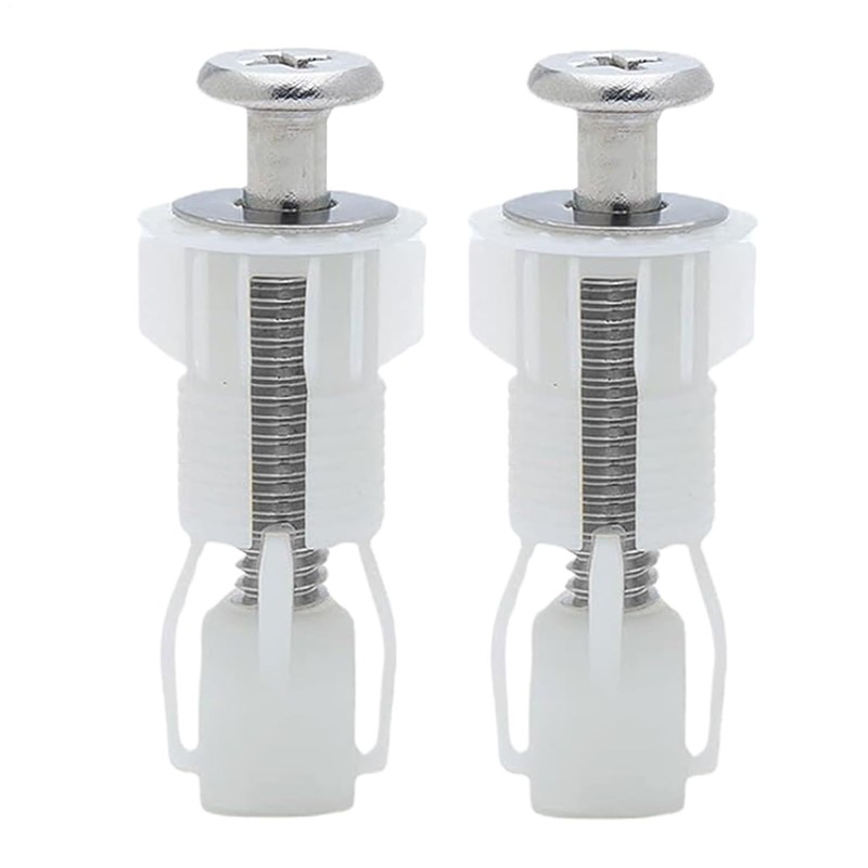 Toilet Seat Screws Replacement Kit, Bathroom Hardware Replacement, Toilet Seat