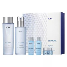 IOPE 아이오페 히아루로닉 스킨로션 기초화장품 세트 + 미니어쳐 3종 Iope Hyaluronic Skin Lotion Basic Skincare Set + Miniature 3 Types