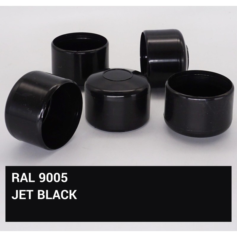 SKIR'CO Pack of 6 Fence Post Caps Round 42 mm