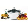 Norpro KRONA 5 Quart Vented Pot with Straining Lid, Stainless