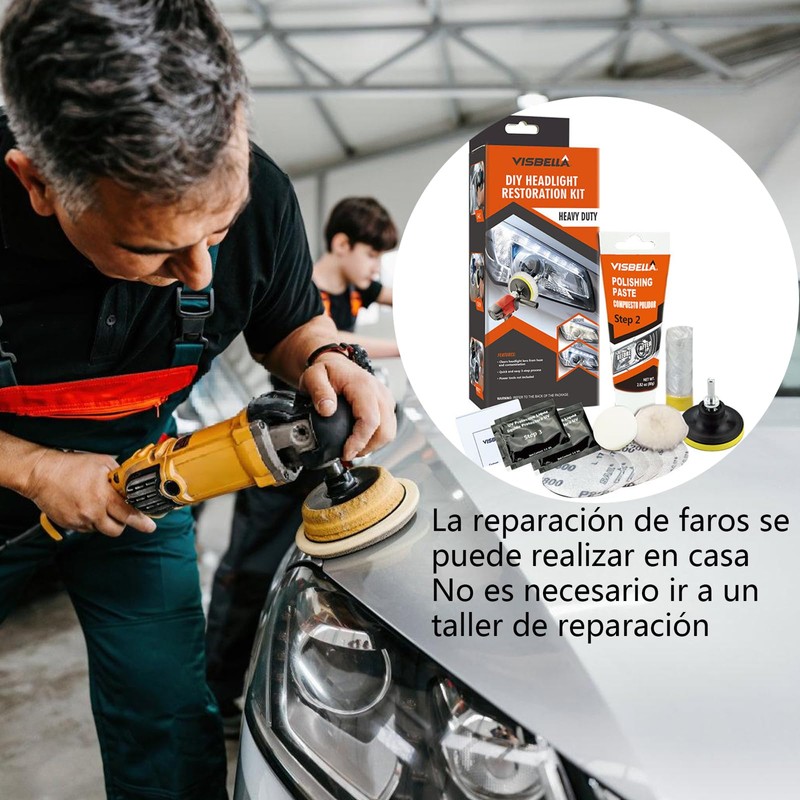 Kit de restauración de Faros Delanteros, Kit de pulidor de