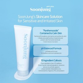 ETUDE- Emulsión humectante SoonJung 10 Free de 4,39 onzas líquidas (130 ml) 23AD Hidratante, hipoalergénica y no irritante