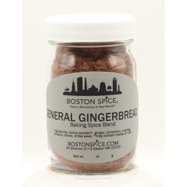 General Gingerbread Spice Handmade Baking Blend Mix Piernicki Pierniczi Pierniki Pfefferkuchen Lebkuchen Cookies Ginger Bread Cake Muffins Smoothies Pancakes Brownies Apple Pie 1/2 Cup Jar wt. 1.7oz/49g