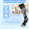 ZANZER Merino Wool Ski Socks - 3 Pairs Thermal Knee