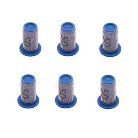 6 of Teejet Poly Check Valve Tip Strainer w/SS 50 Mesh Screen Opens @ 10 PSI Farmer Bob's Parts 4193A-PP-10-50SS