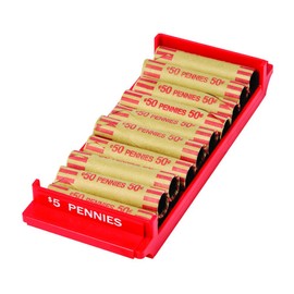 MMF Coin Tray - Red, 1 Each (MMF212080107)