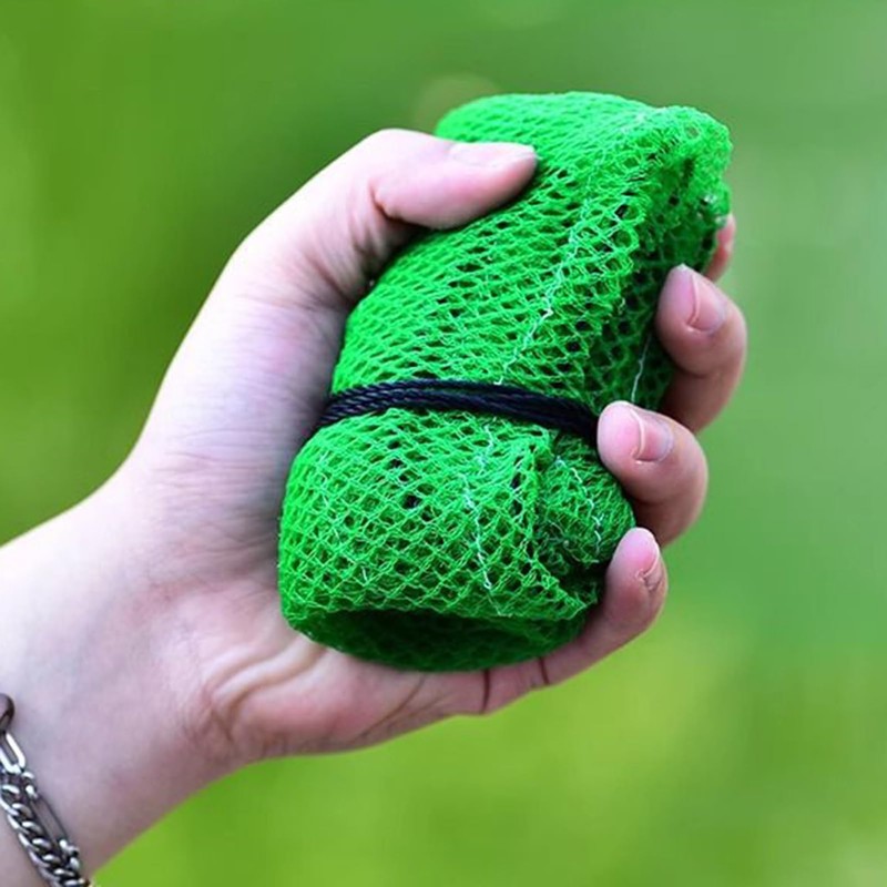 Fishing Net Bag - Drawstring Fishing Bait Mesh - Large