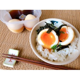 Japanese seasoned egg maker soy sause 4eggs, Easy to make with boiled eggs