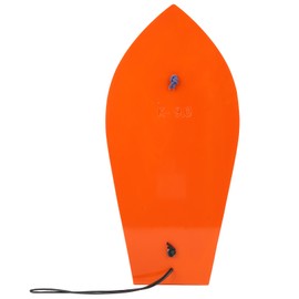 Plastic Fishing Trolling Diving Board Orange Color Portable Tool Accessory for Fishing Boat270mm/10.6in