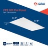 Lithonia Lighting CPX 2x4 LED Flat Panel Light, 2 Ft.