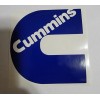 Blue Cummins Decal Sticker 4"x4" Diesel Truck Sticker