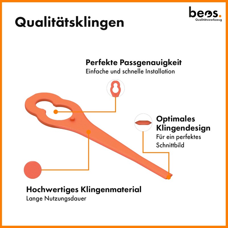 BEOS® 100 x Premium Replacement Blade Set for Einhell, Bosch,