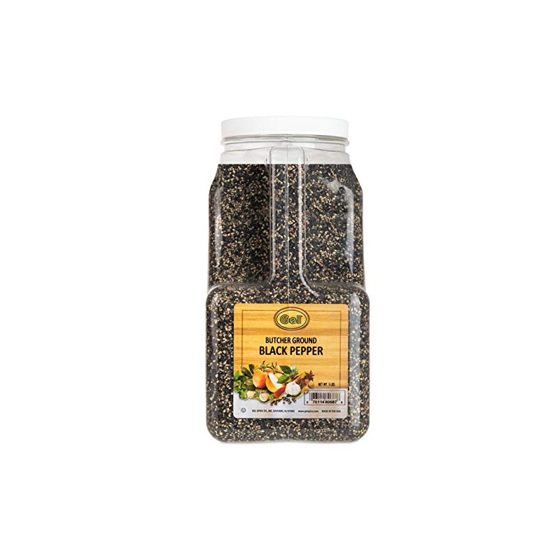 Gel Spice 10 Mesh Butcher Ground Black Pepper 5 Lb