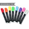 Jennakate - 8 pack Dry Erase Liquid Chalk Markers -