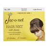 Jac-O-Net Hair Net Tiny Mesh Bouffant/Large Size, Light Brown,1 Net