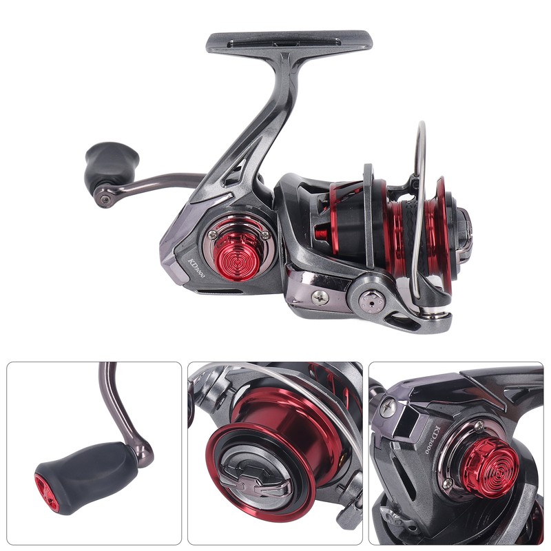 Spinning Reel Full Metal Stainless Steel Pressure Relief Button Humanized