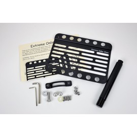 EOS License Plate Front Bumper Tow Mount Adapter Relocator Kit - GLC Class 16-Up 2016 2017 with Parking Sensor