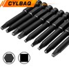 CYLBAQ Square Head Screwdriver Bits, 10pcs SQ2 Square Drive Bit
