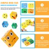Wooden Cube Puzzle Toy, Puzzle Building Cube Faces, 16 Puzzle