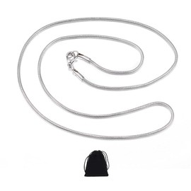 Snake Chain for Women, 50 cm, Delicate 925 Silver Chain, Elegant Necklace for Women, Fine Silver Necklace Design